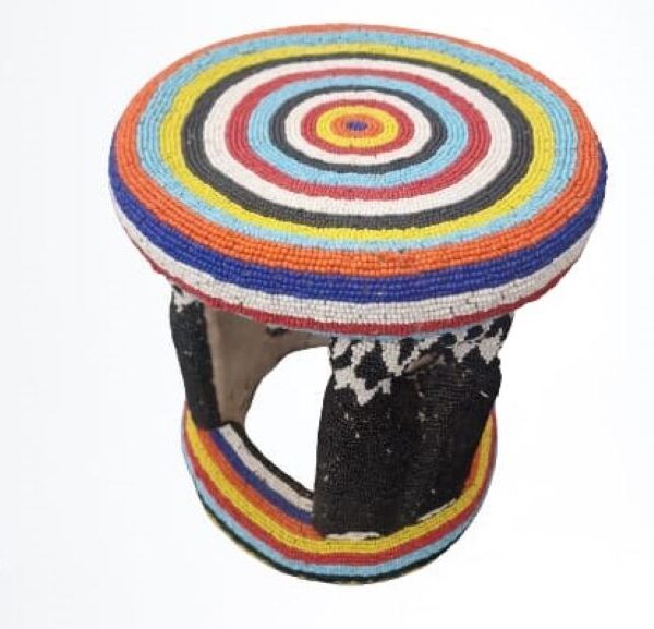 Beaded stool from Cameroon